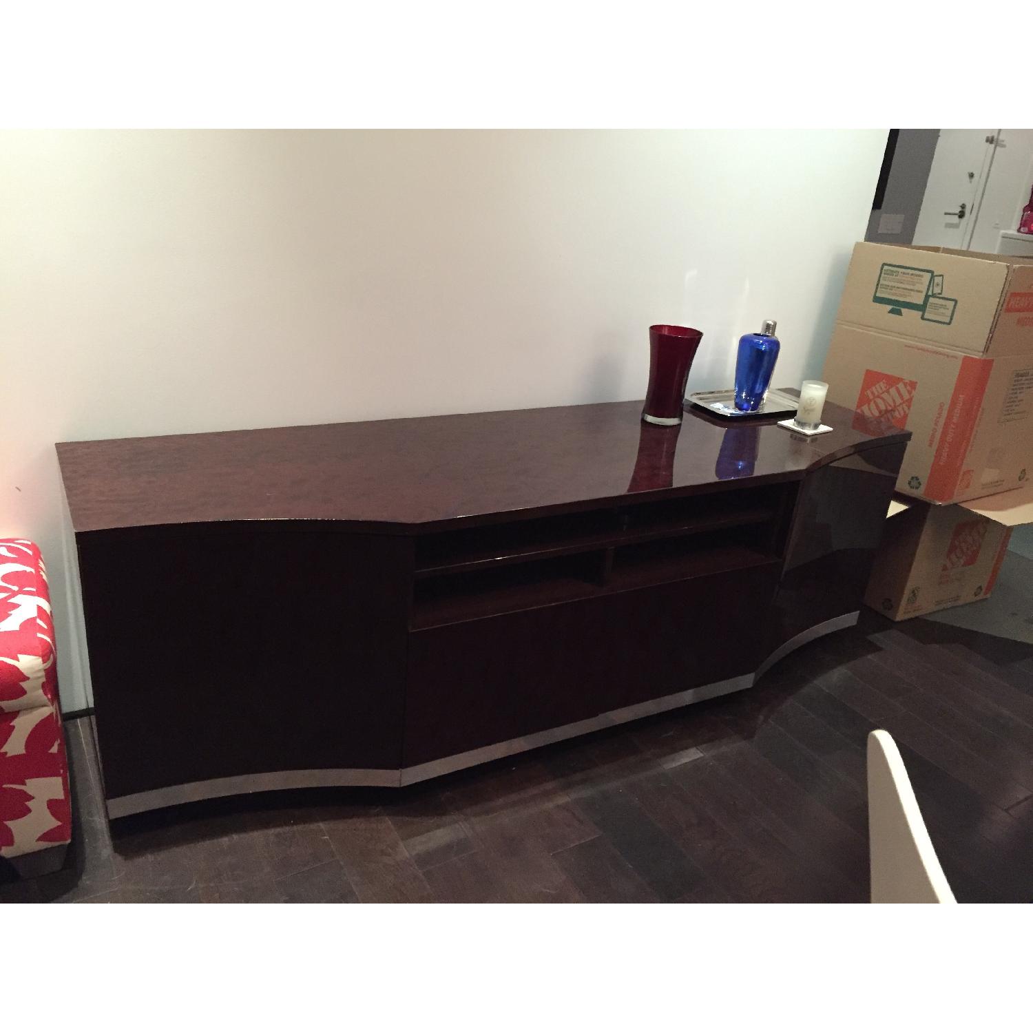 Cherry Wood Credenza - image-1