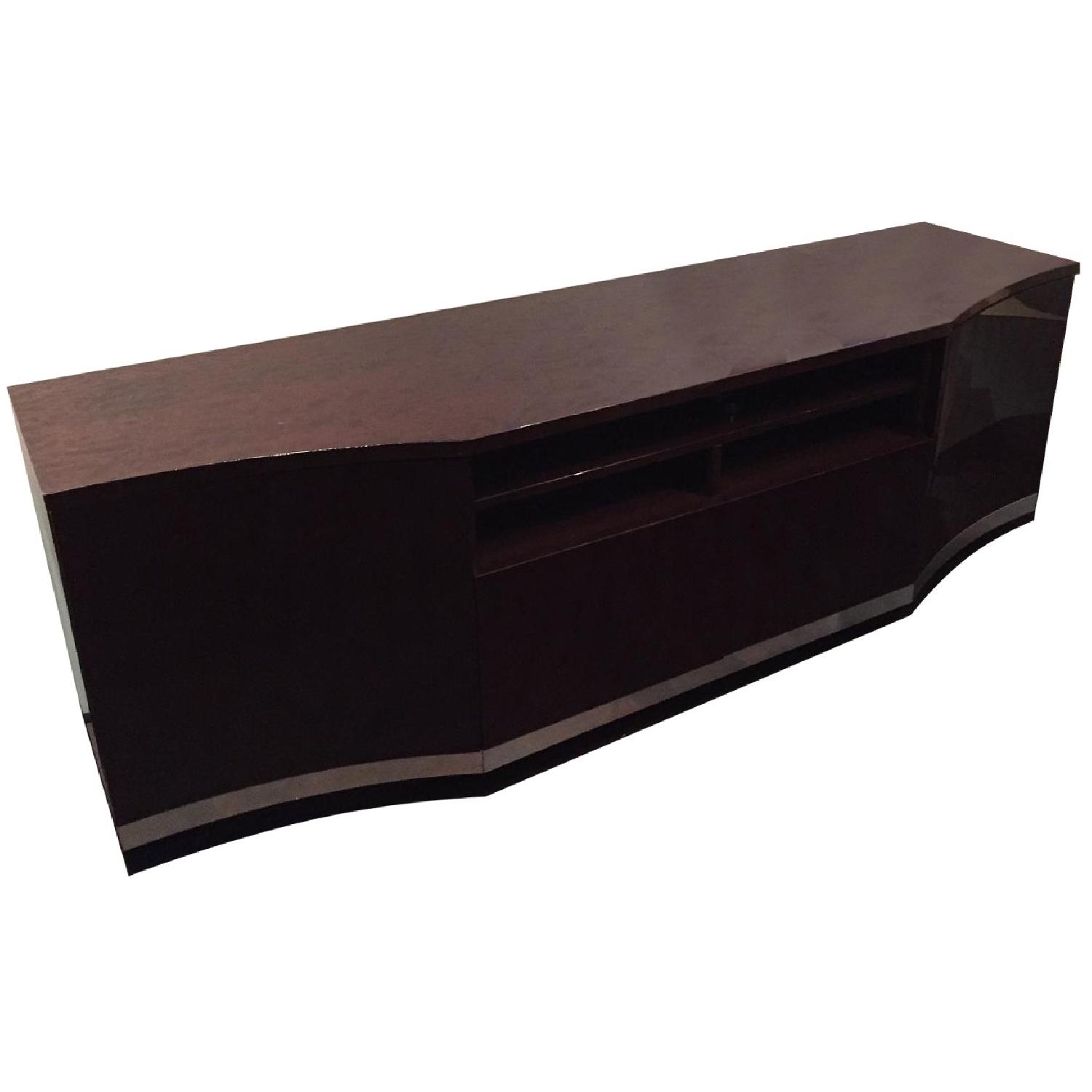 Cherry Wood Credenza - image-0