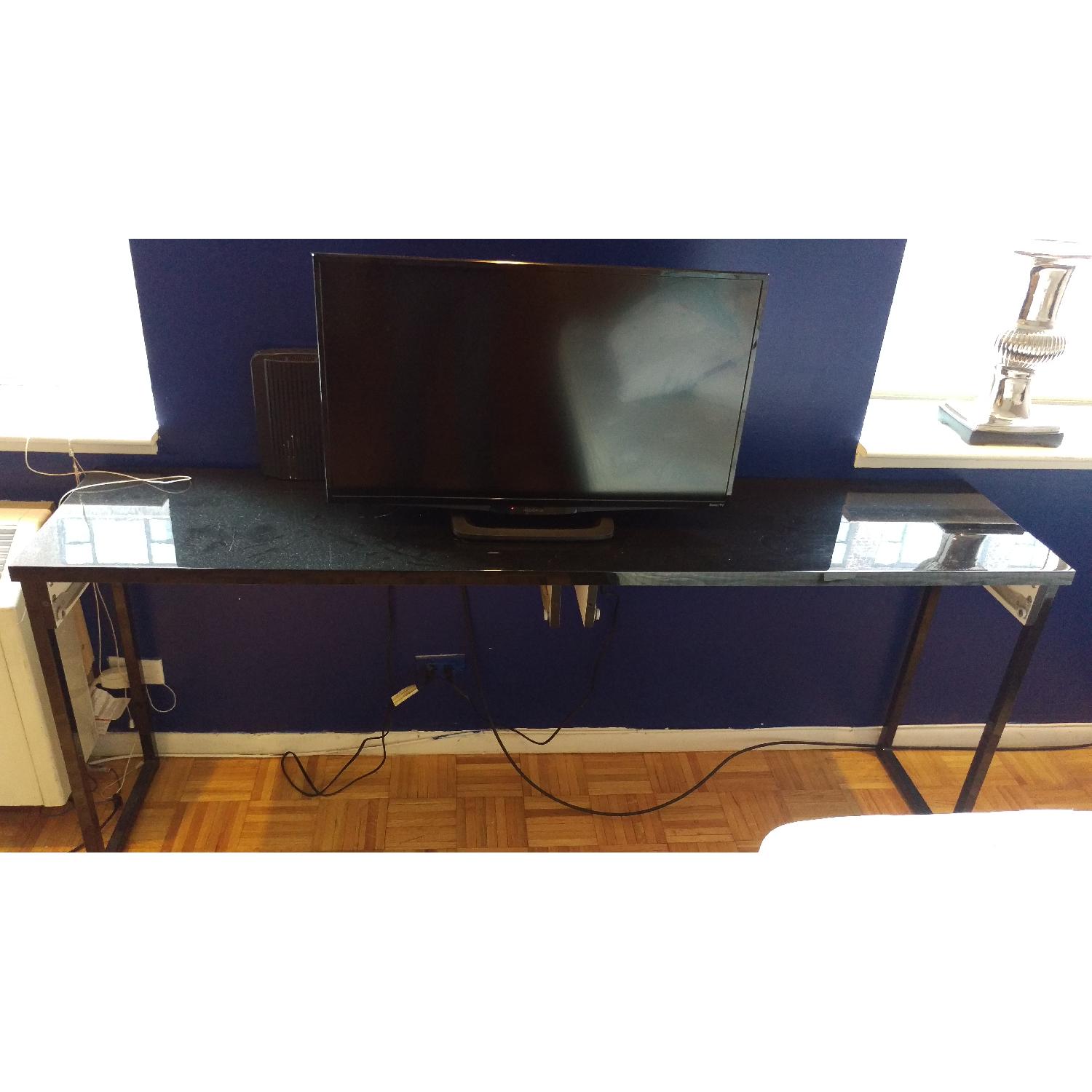 Ikea Besta Burs High Gloss Desk - image-1