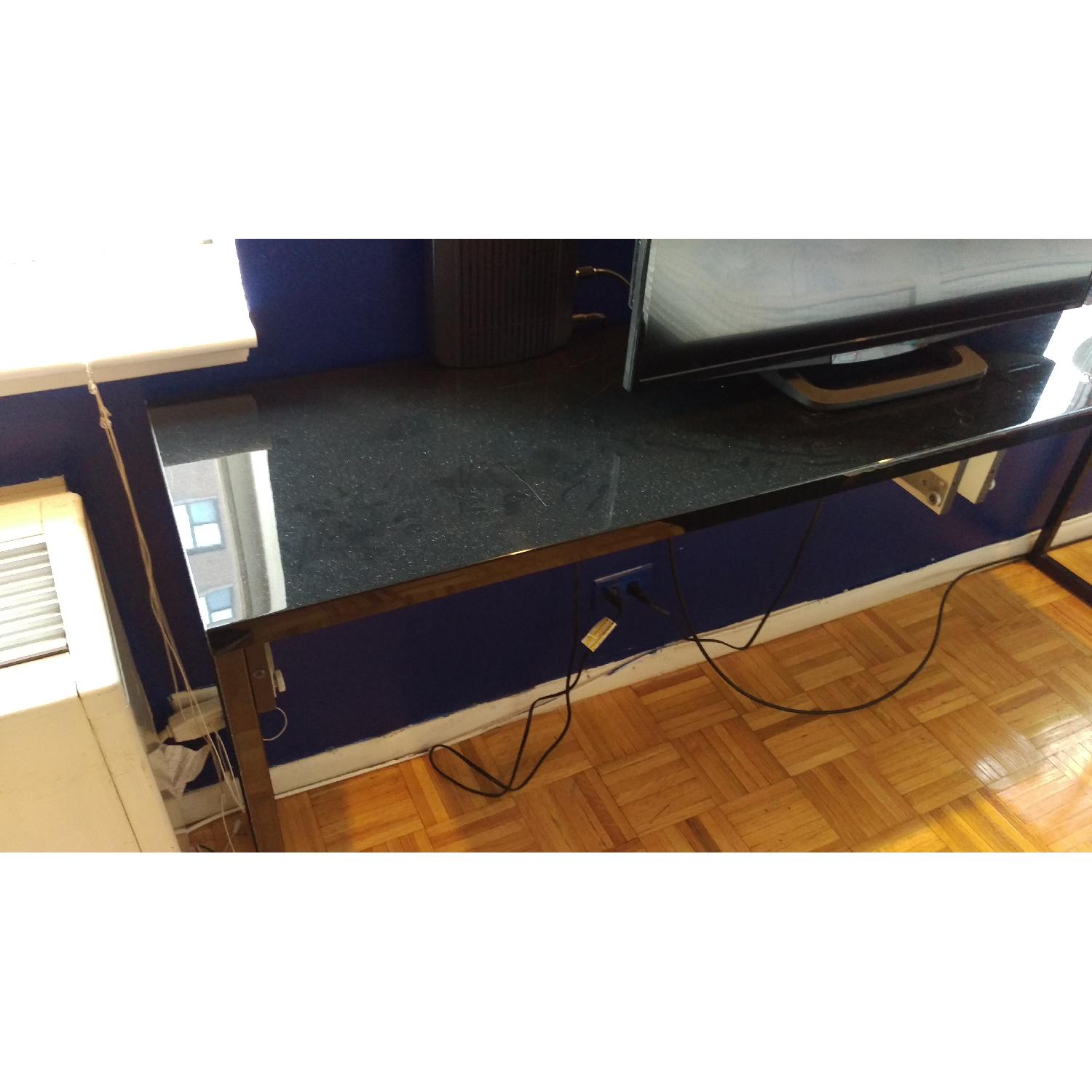 Ikea Besta Burs High Gloss Desk - image-3