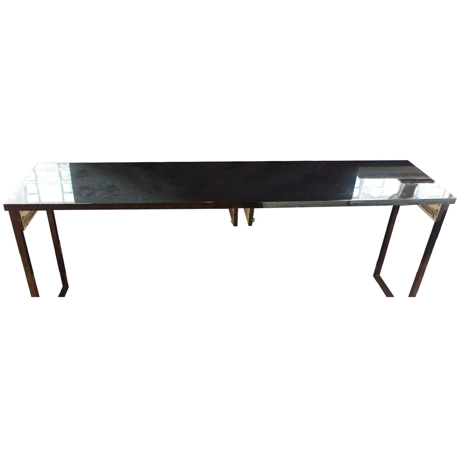 Ikea Besta Burs High Gloss Desk - image-0