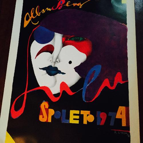 Used Lulu Poster for the Alban Berg Opera by Richard Lindner for sale on AptDeco