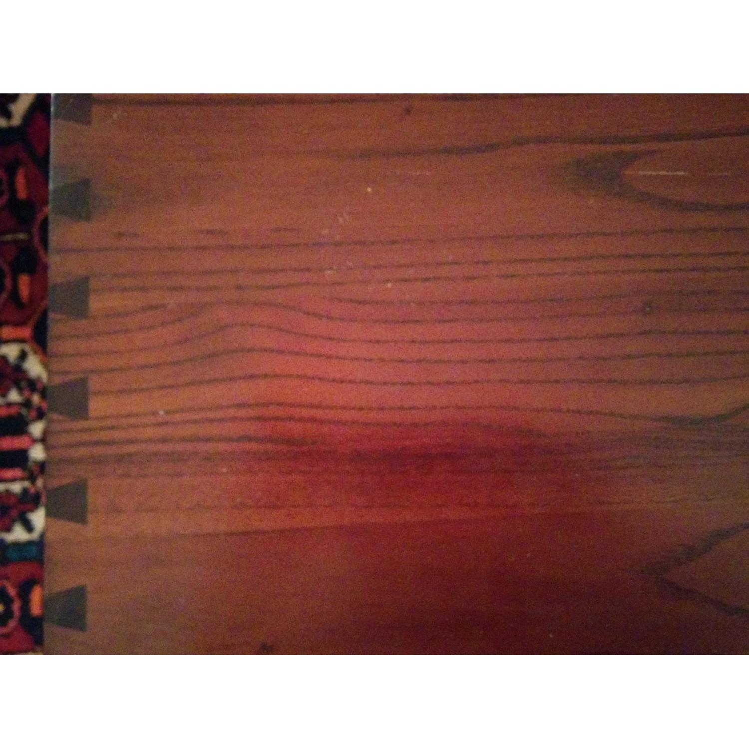 Room & Board Copenhagen Walnut 1 Drawer Nightstand w/ Natural Steel Legs & Hardware - image-5