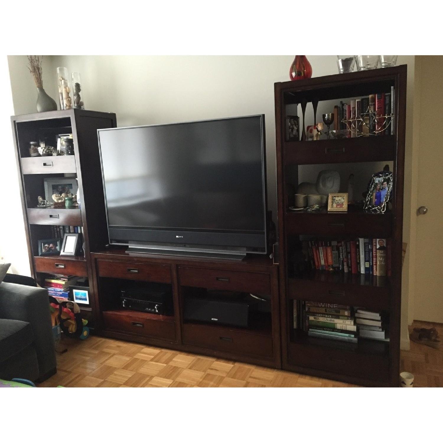 Thomasville Wanderlust Media Console and Shelves - image-3