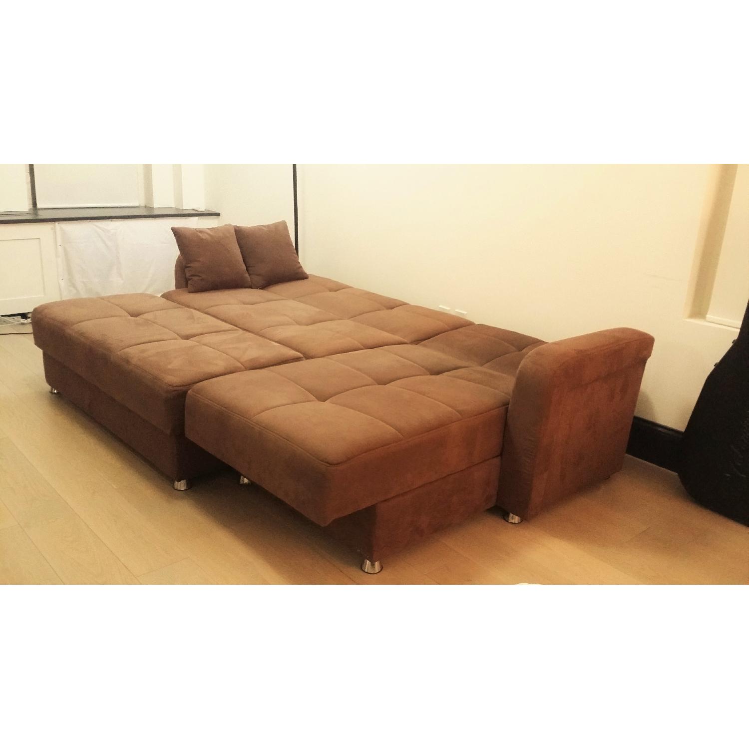 Istikbal Furniture King Size Sofa Bed w/ Hidden Storage AptDeco