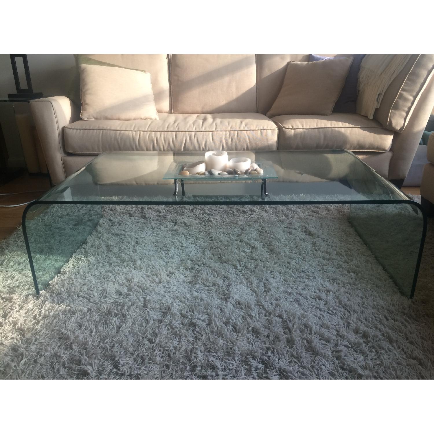 Storehouse Furniture Retro Glass Coffee Table - image-1