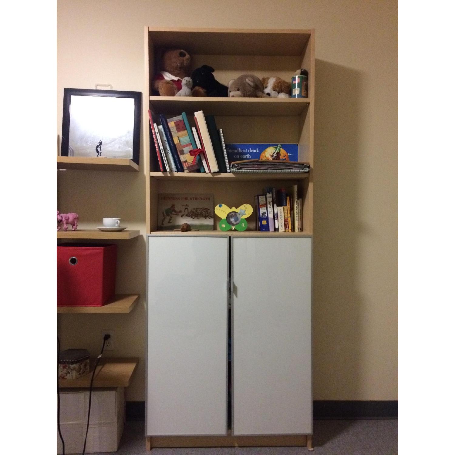 Ikea Book Shelf with Cabinet - image-1