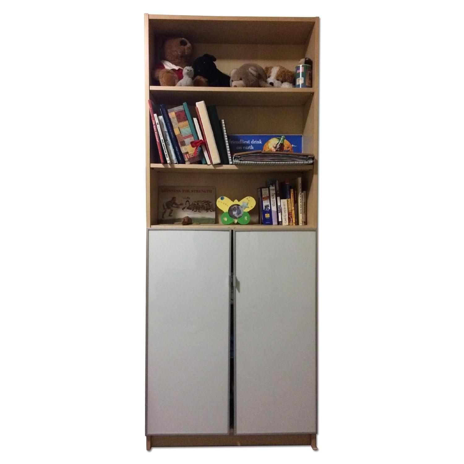 Ikea Book Shelf with Cabinet - image-0