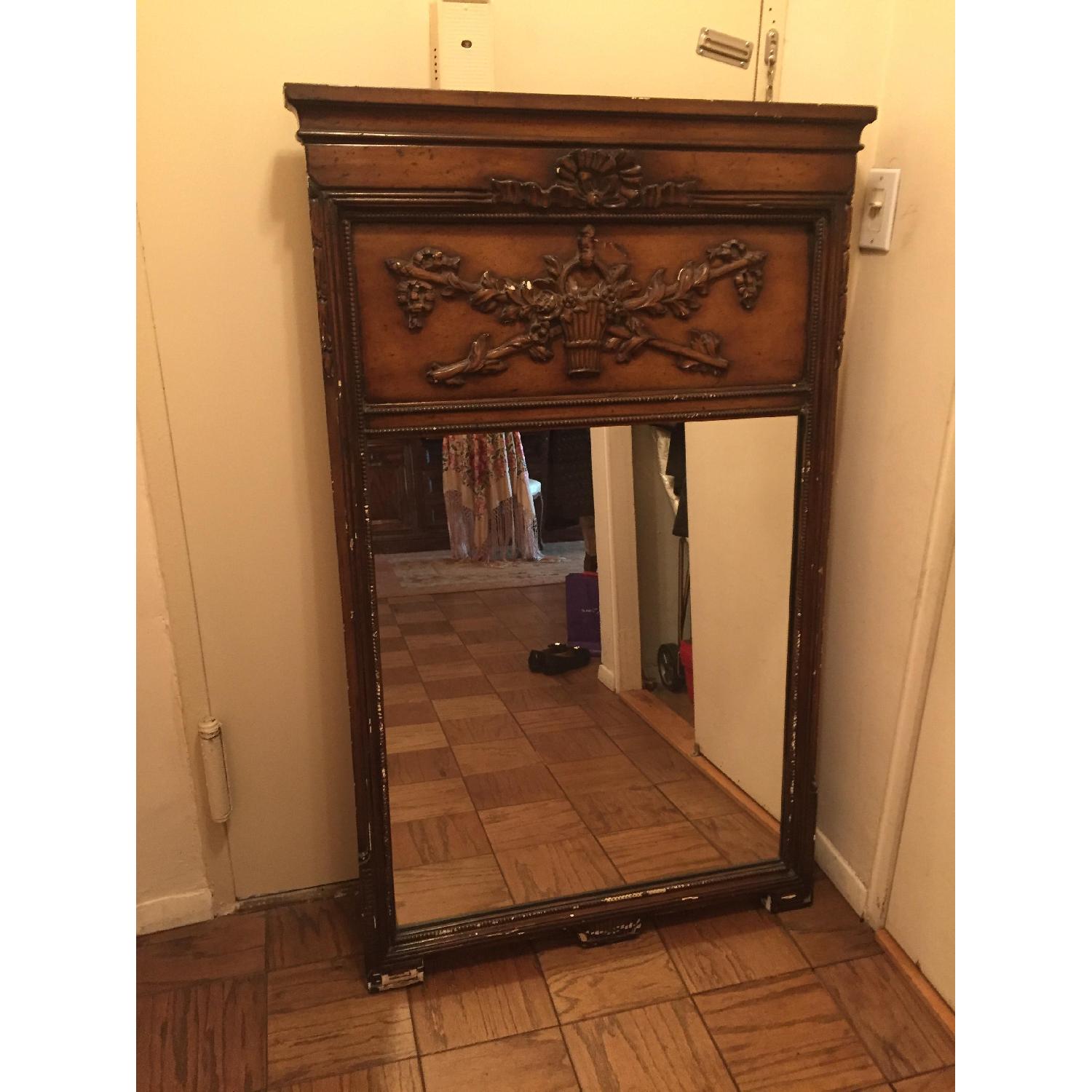 Antique Reproduction Mirror - image-1
