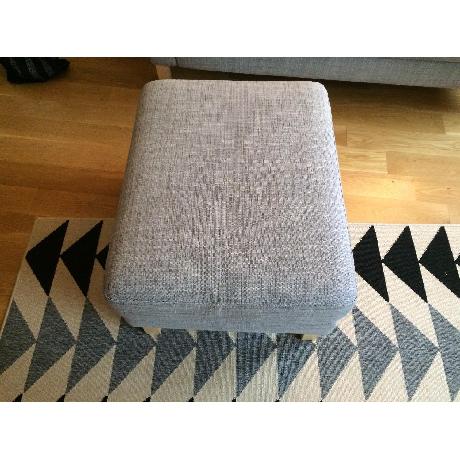 Ikea Loveseat & Ottoman - image-3
