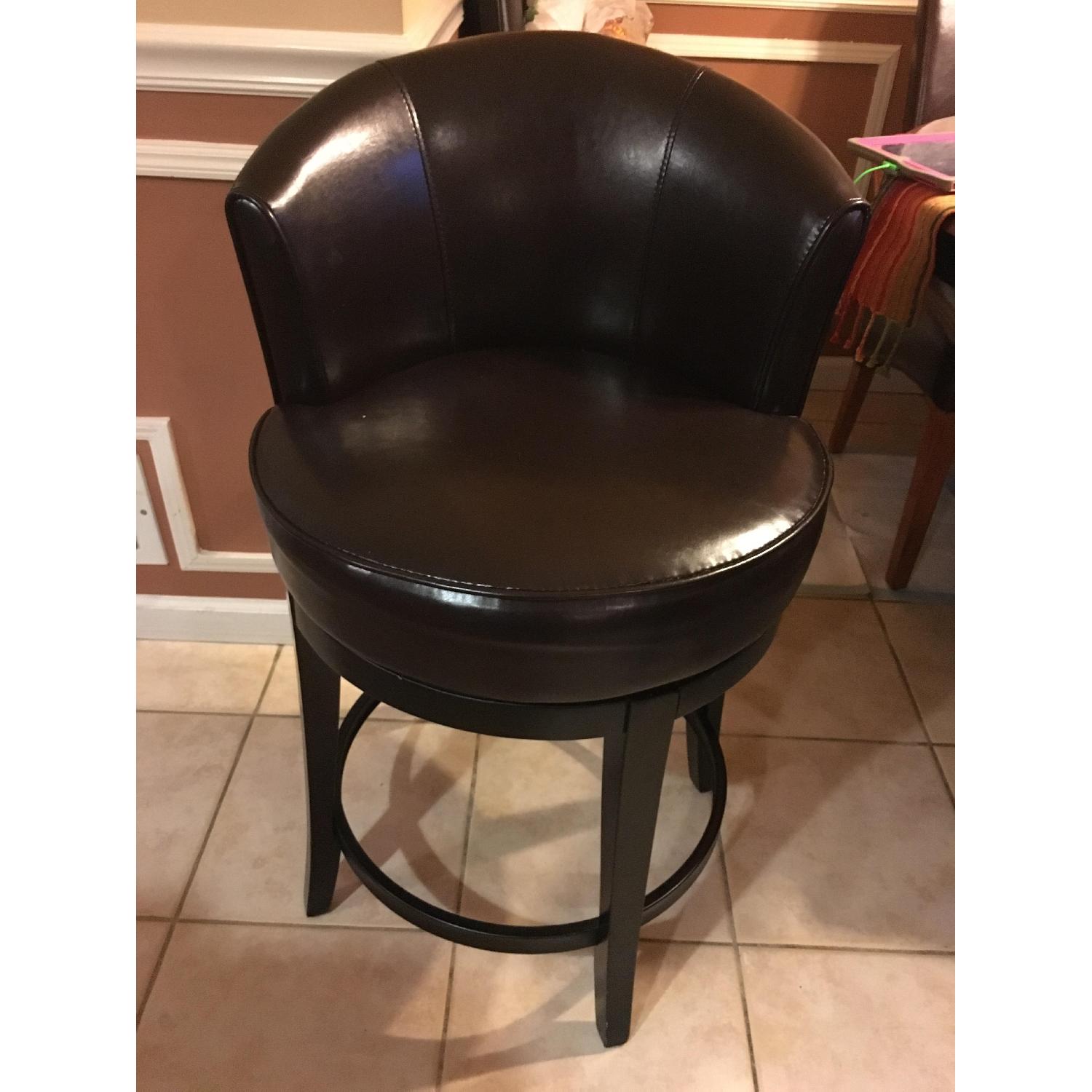 Pier 1 Leather Chair - image-1