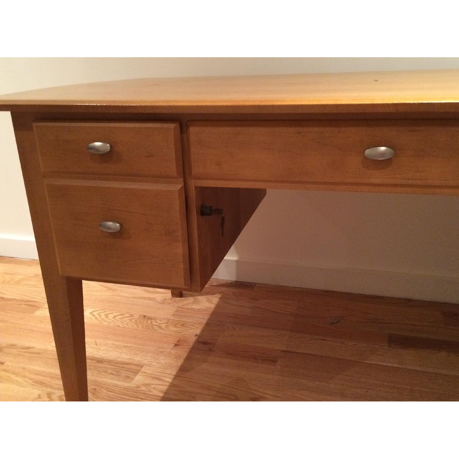 Light Wood Desk AptDeco