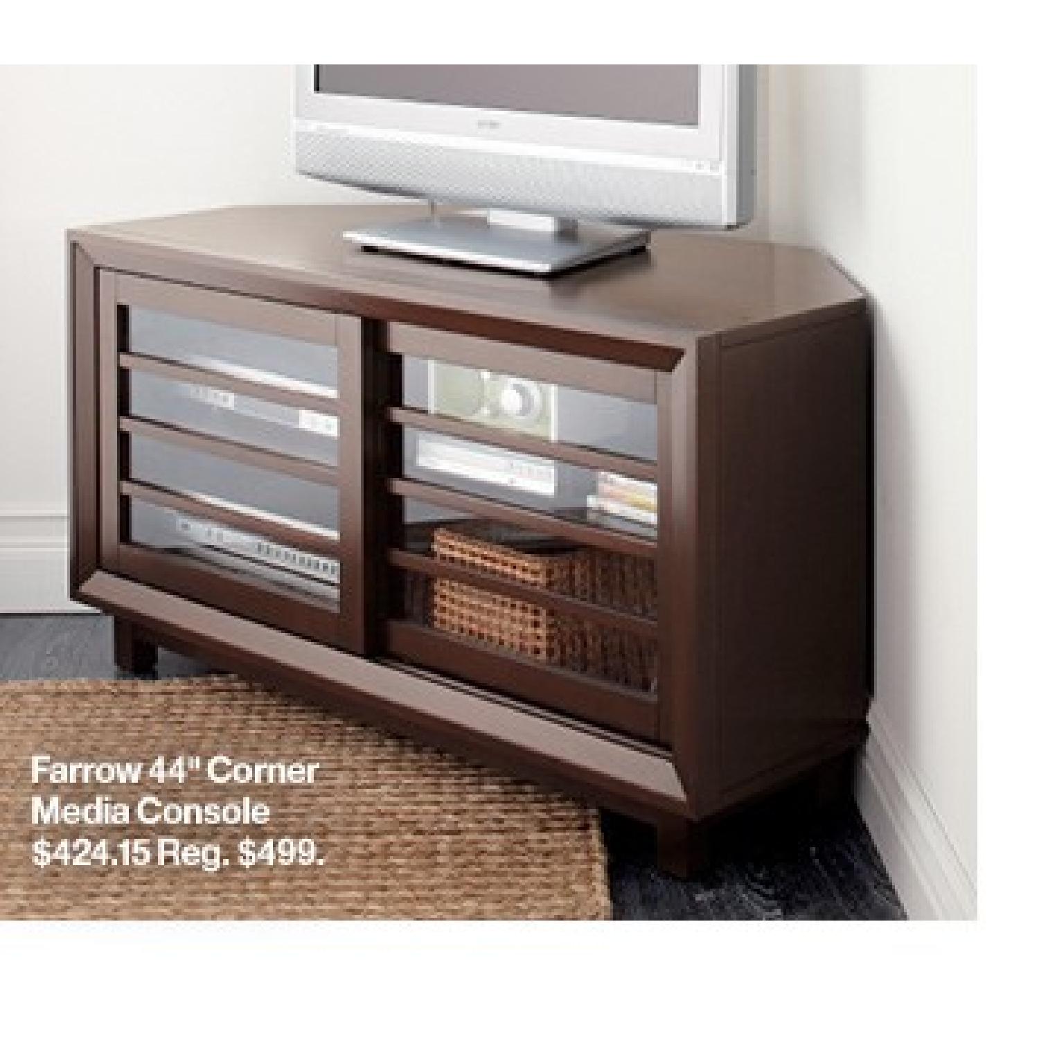 Crate & Barrel Corner Media Console - Farrow - image-1