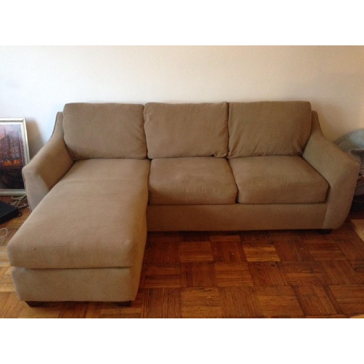 Raymour & Flanigan Bauhaus Sectional w/ Chaise - image-2