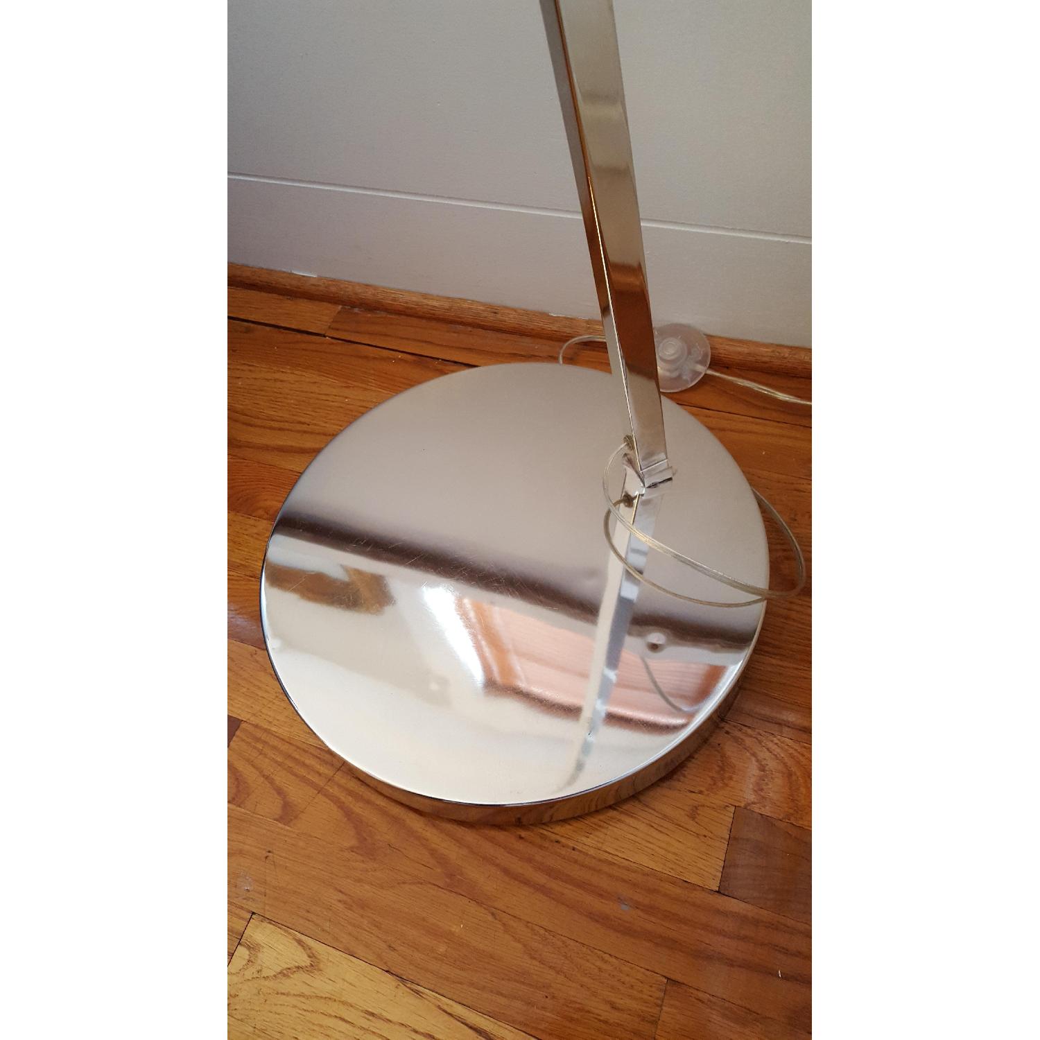 West Elm Overarching Polished Nickel Floor Lamp - image-2