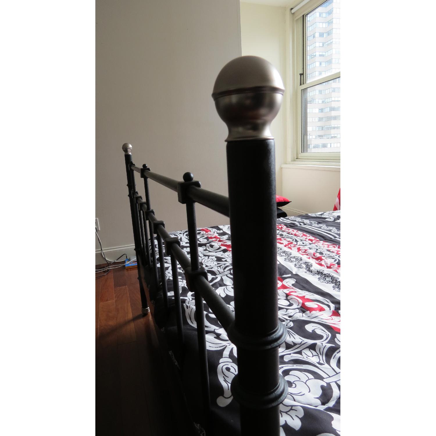 Ikea Svelvik Luroy Queen Bed Frame w/ Slatted Bed Base AptDeco