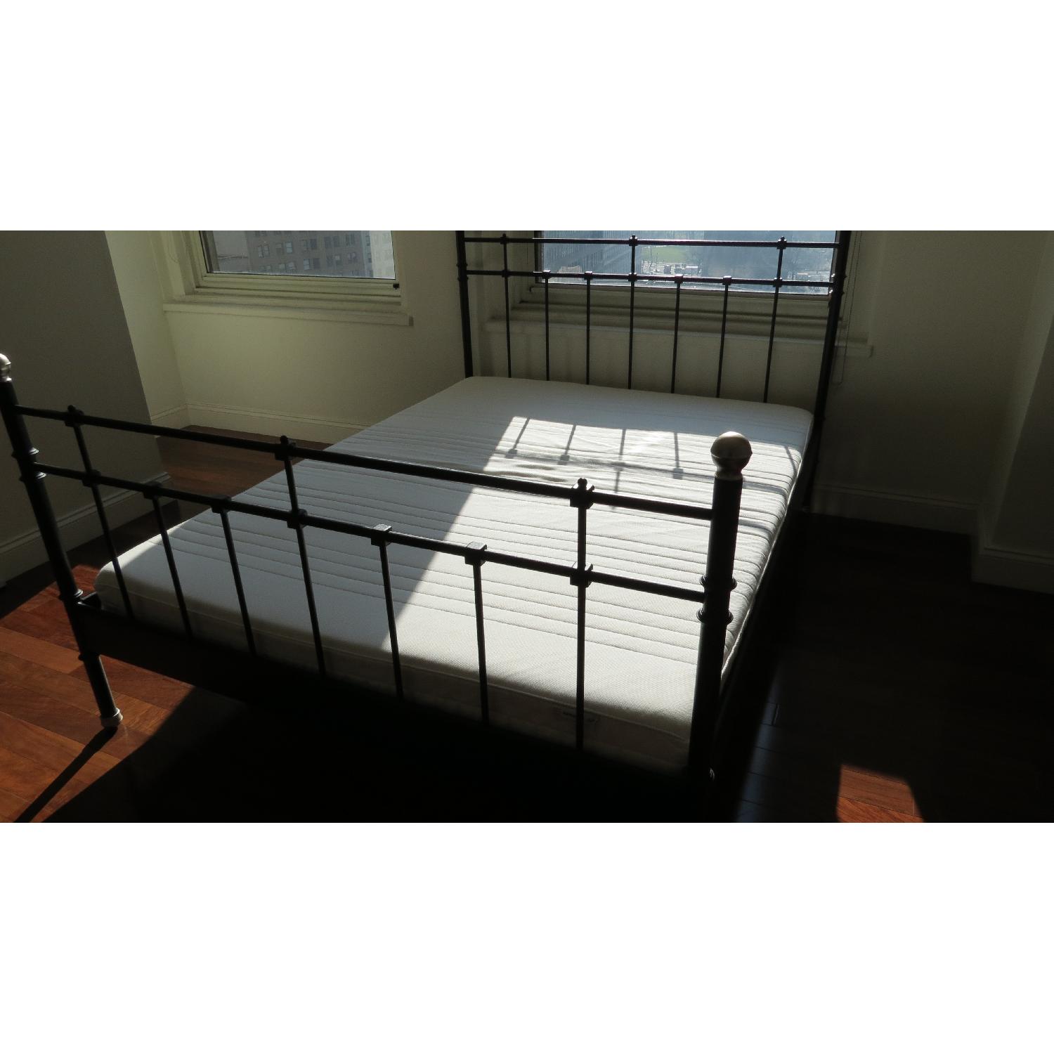 Ikea Svelvik Luroy Queen Bed Frame w/ Slatted Bed Base AptDeco