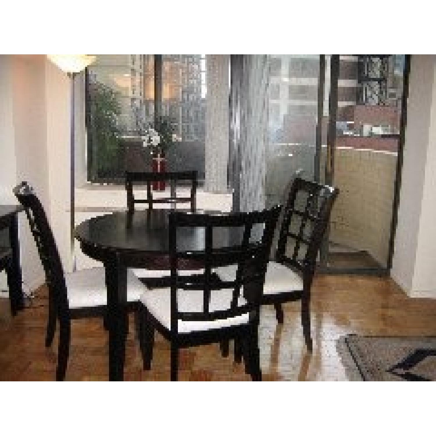 Pottery Barn Manhattan Collection Solid Wood Lattice Back Chairs - 4 Available - image-1