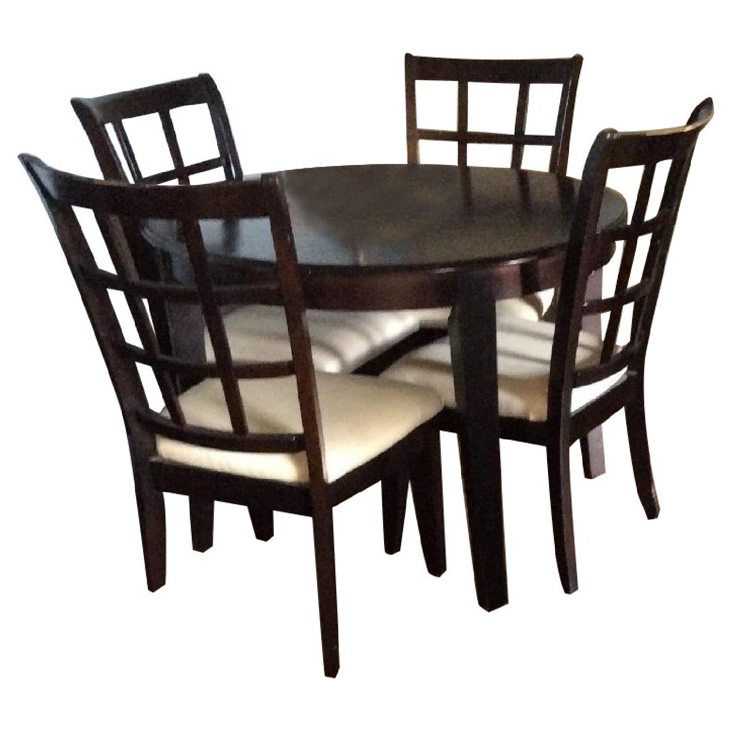 Pottery Barn Manhattan Collection Solid Wood Lattice Back Chairs - 4 Available - image-2