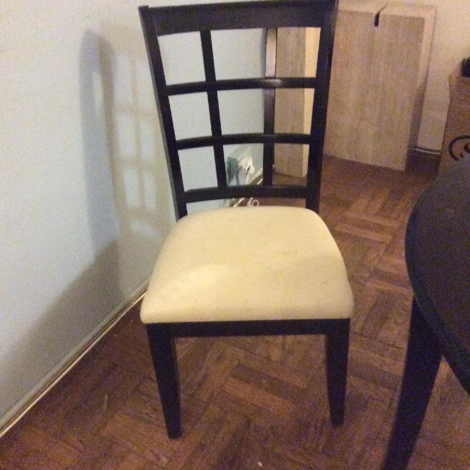 Pottery Barn Manhattan Collection Solid Wood Lattice Back Chairs - 4 Available - image-3