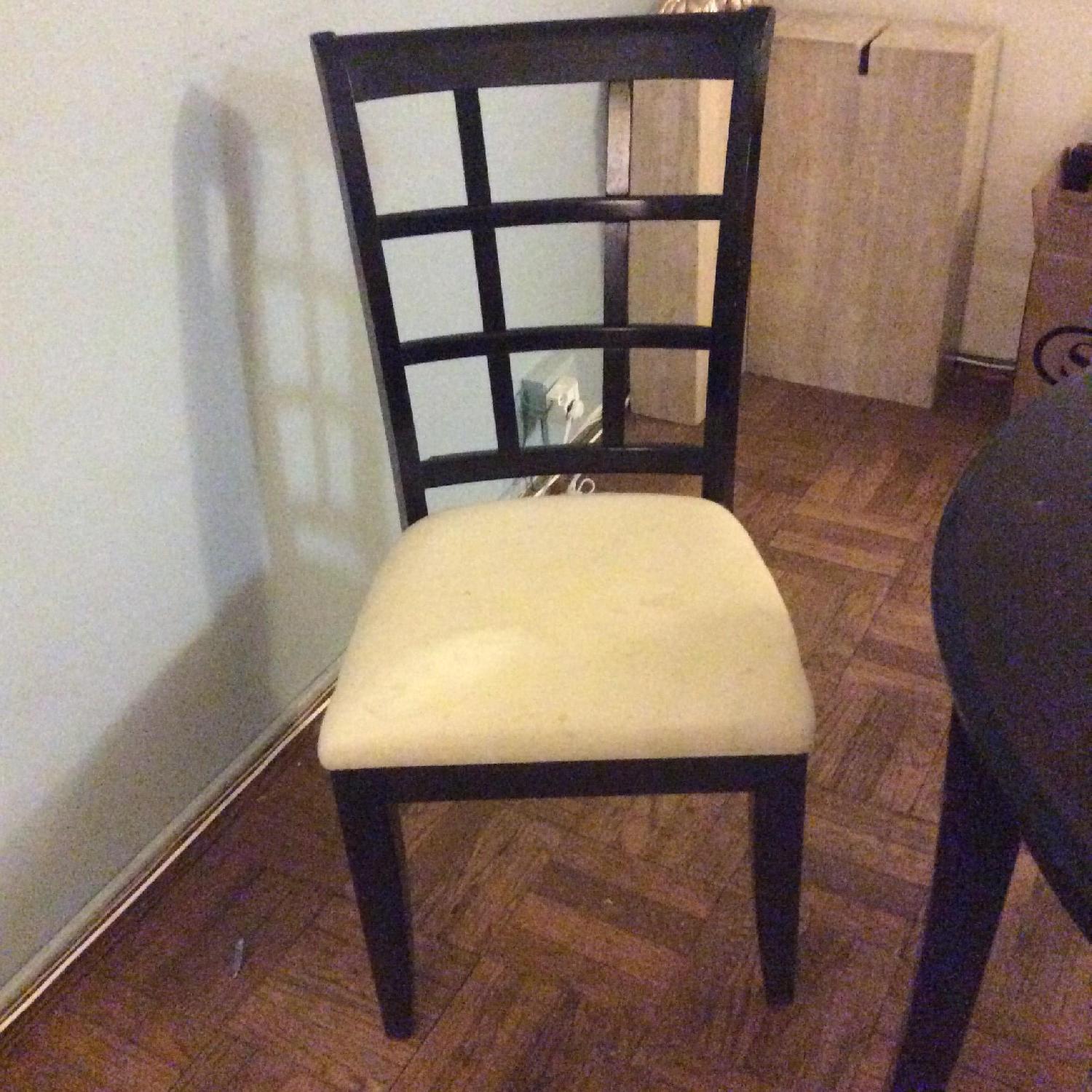 Pottery Barn Manhattan Collection Solid Wood Lattice Back Chairs - 4 Available - image-4