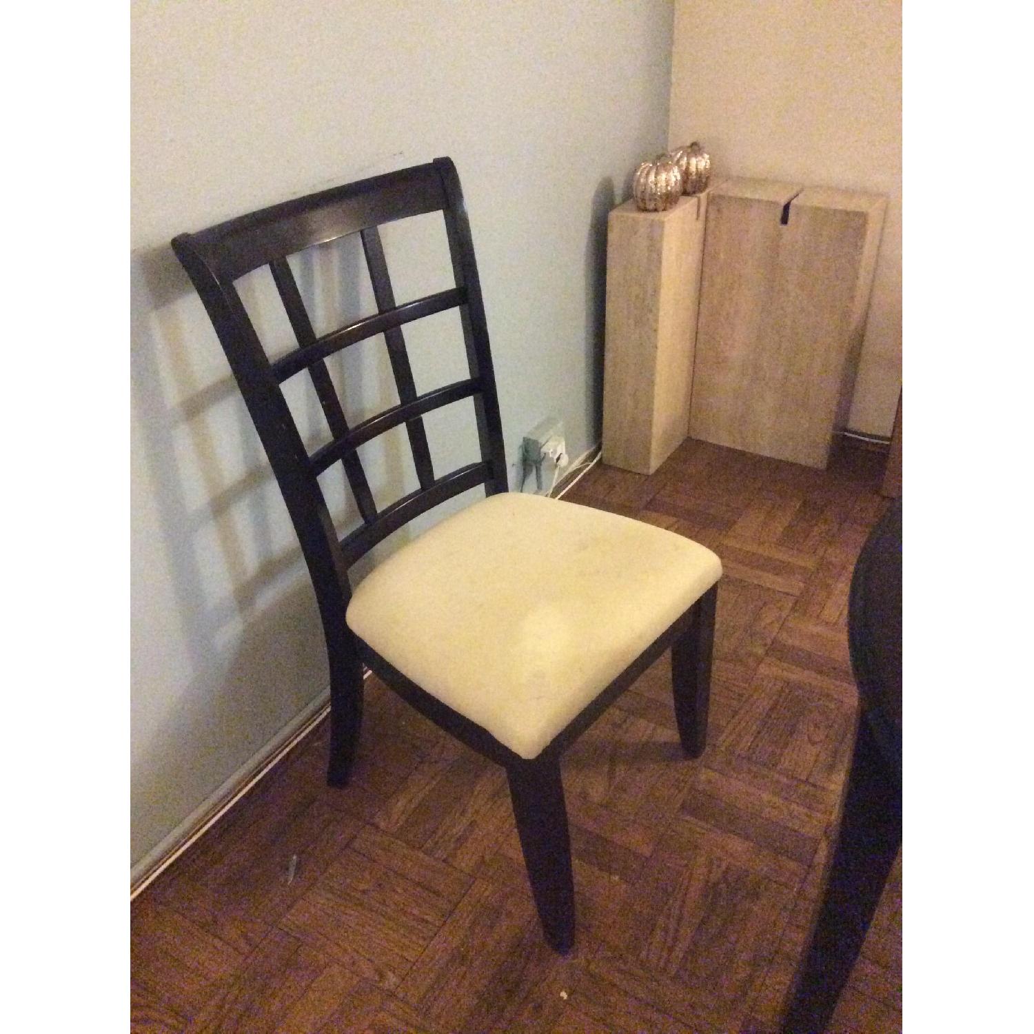 Pottery Barn Manhattan Collection Solid Wood Lattice Back Chairs - 4 Available - image-5