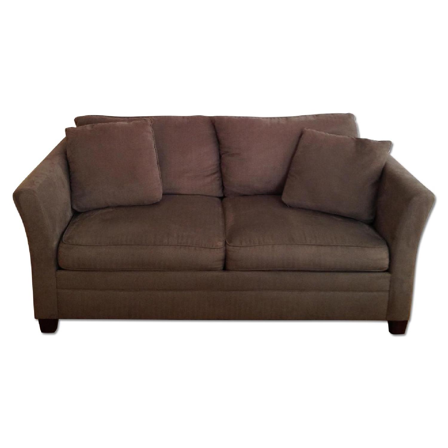 Jennifer Convertibles Loveseat w/ Full Size PullOut Sofa Bed AptDeco