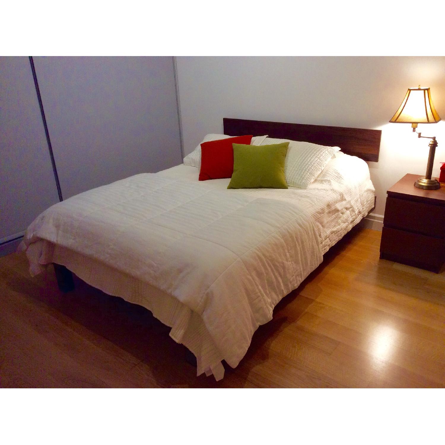 Room & Board Anders Walnut Queen Bed Frame - image-1