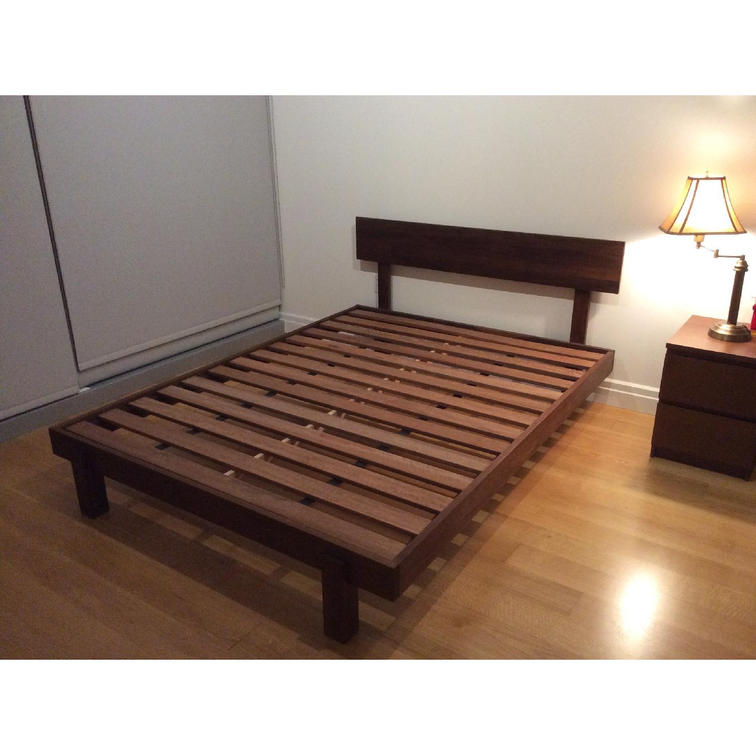 Room & Board Anders Walnut Queen Bed Frame - image-3