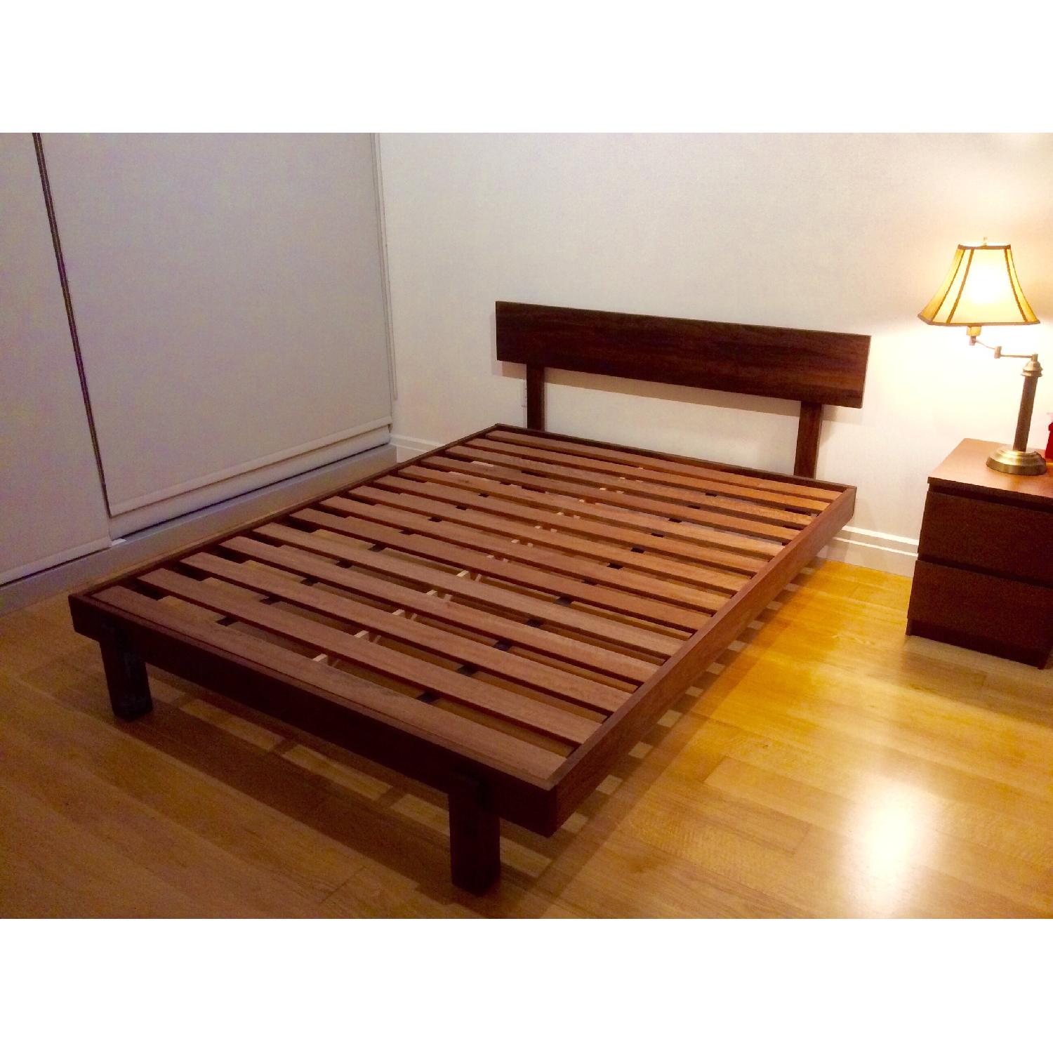 Room & Board Anders Walnut Queen Bed Frame - image-4