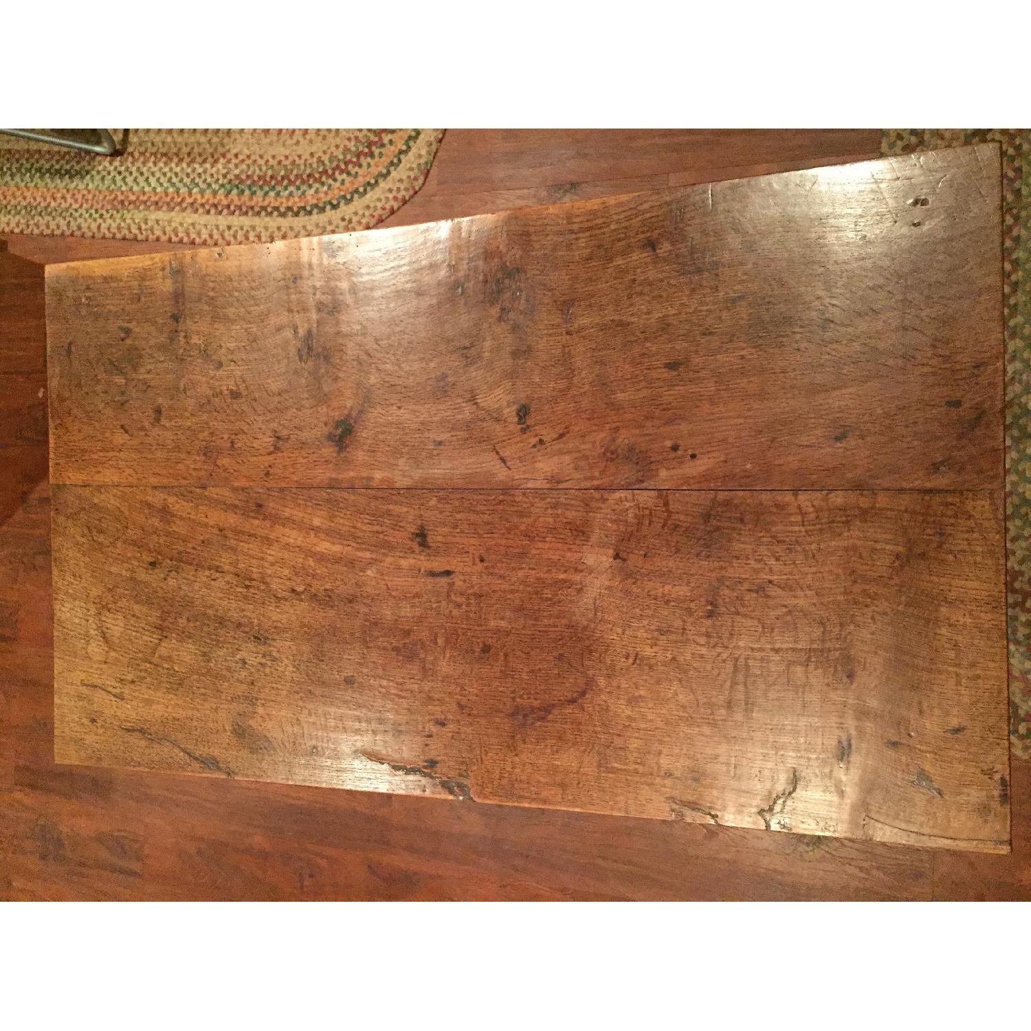 Antique Wood Side Table - image-2