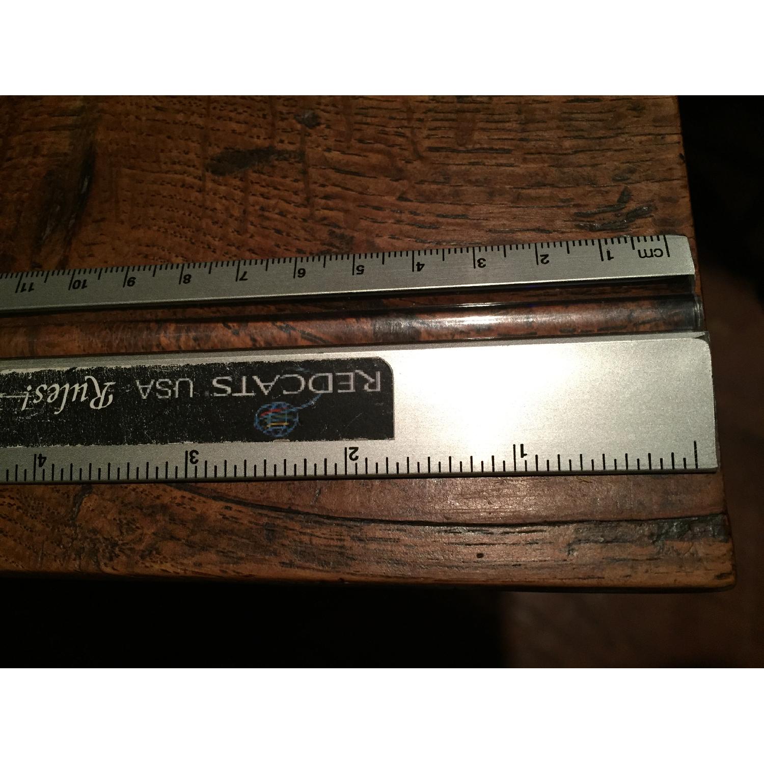 Antique Wood Side Table - image-7