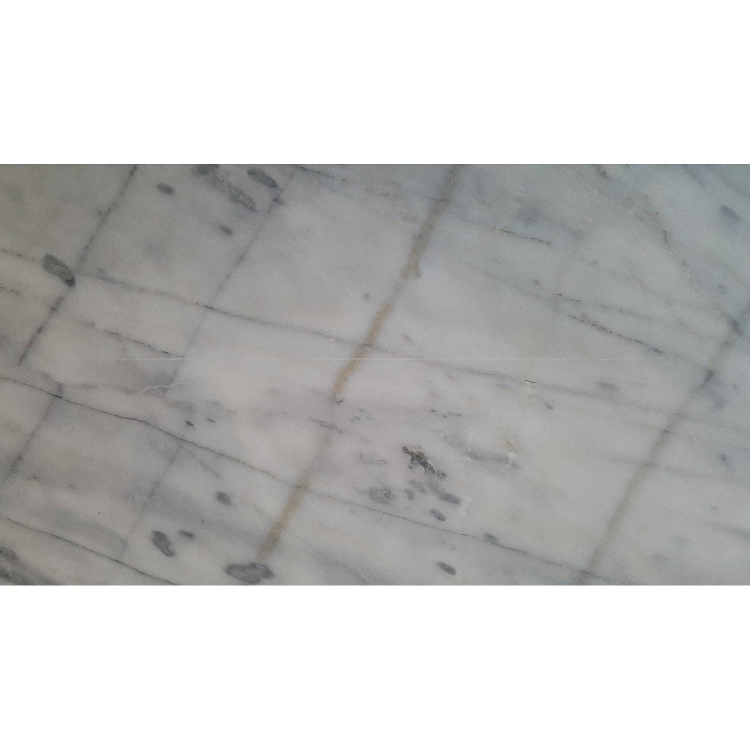 CB2 Round Marble Top Coffee Table - image-2