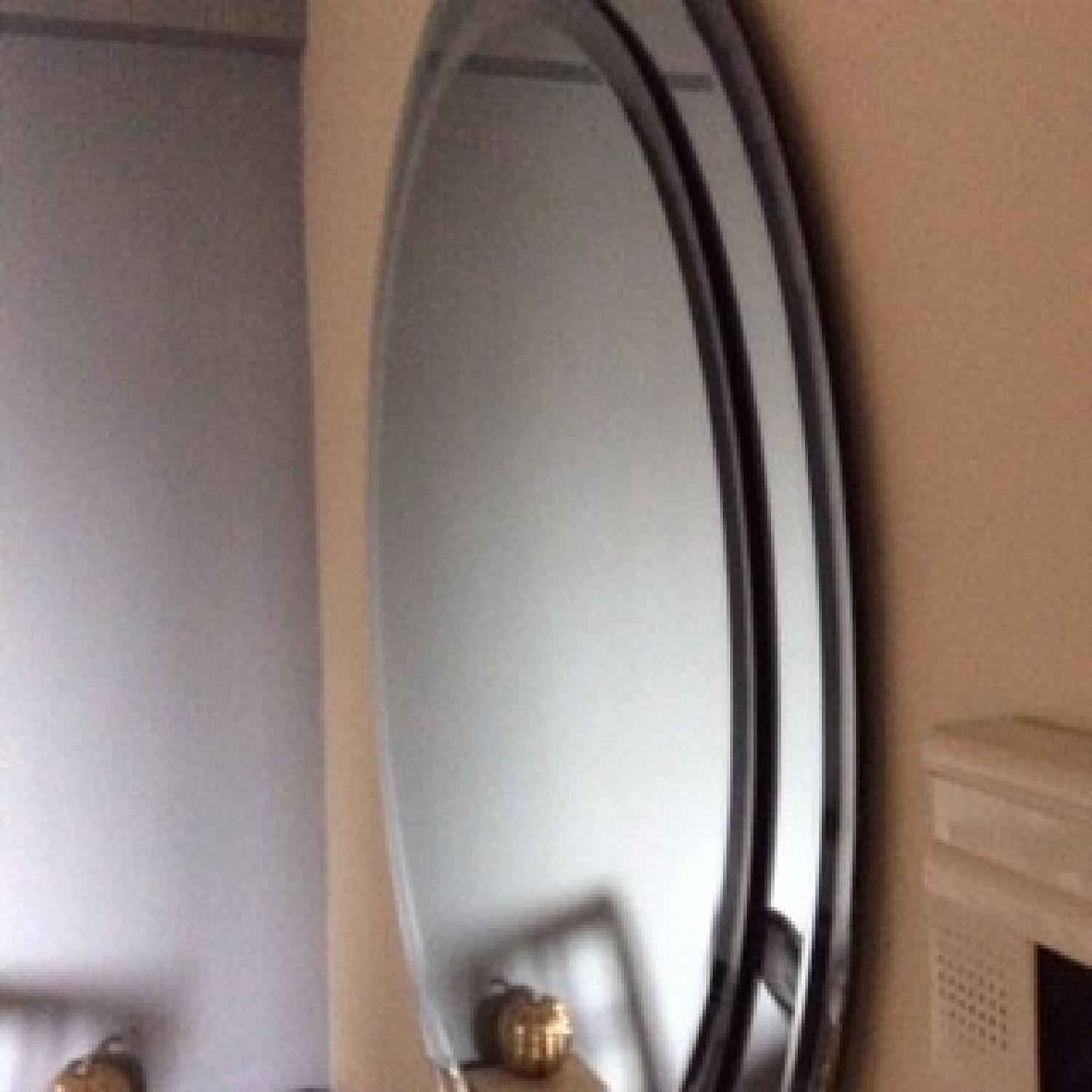 Round Wall Mirror w/ Double Bevel Edge - image-2