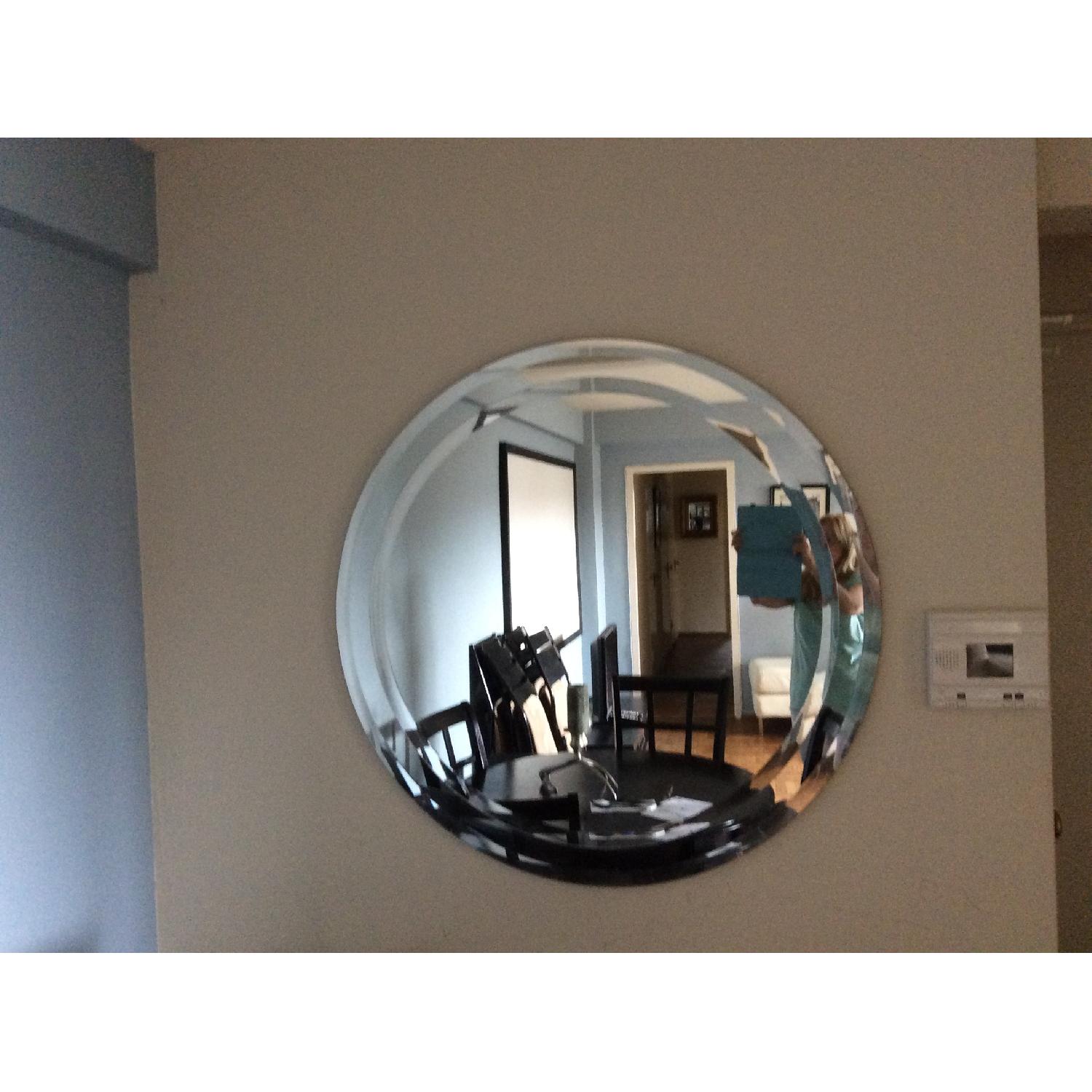 Round Wall Mirror w/ Double Bevel Edge - image-6