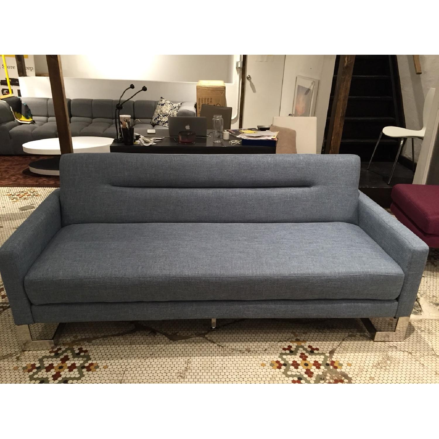 The Smart Sofa Blue Sofa Bed - image-1