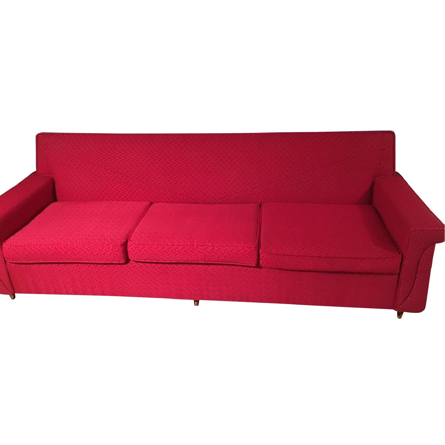Pink Retro Sofa - image-0
