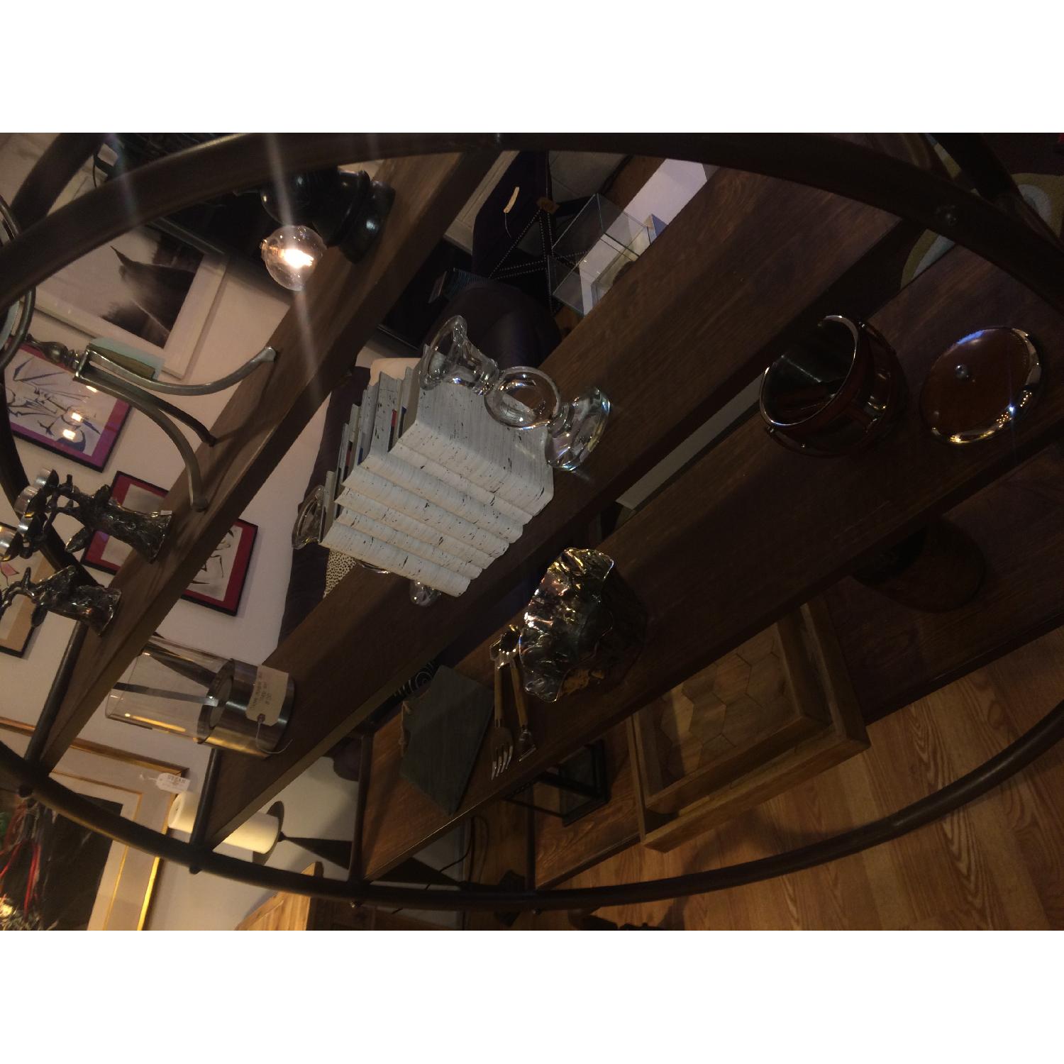 Large Industrial Metal Rolling Bookcase - image-1