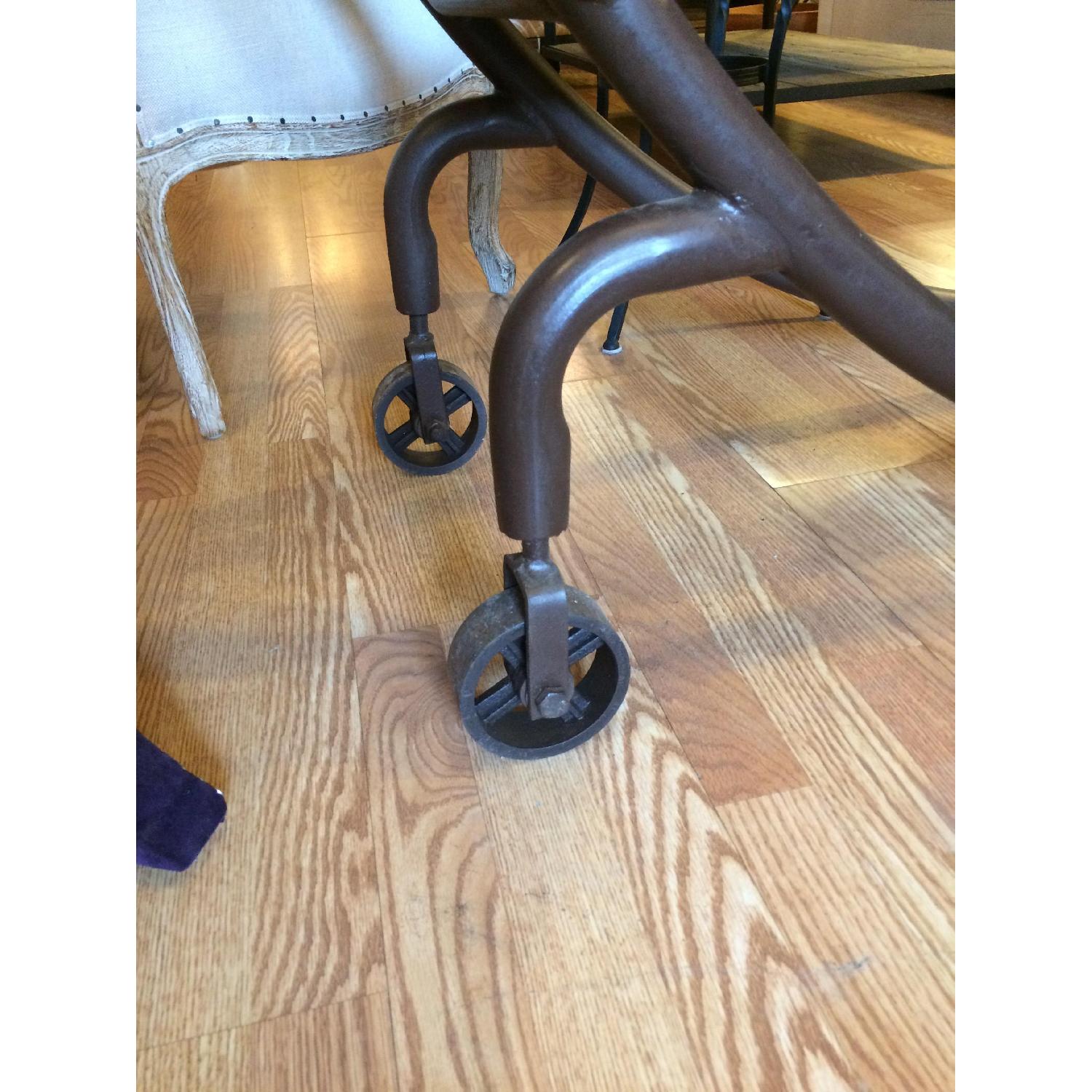 Large Industrial Metal Rolling Bookcase - image-12