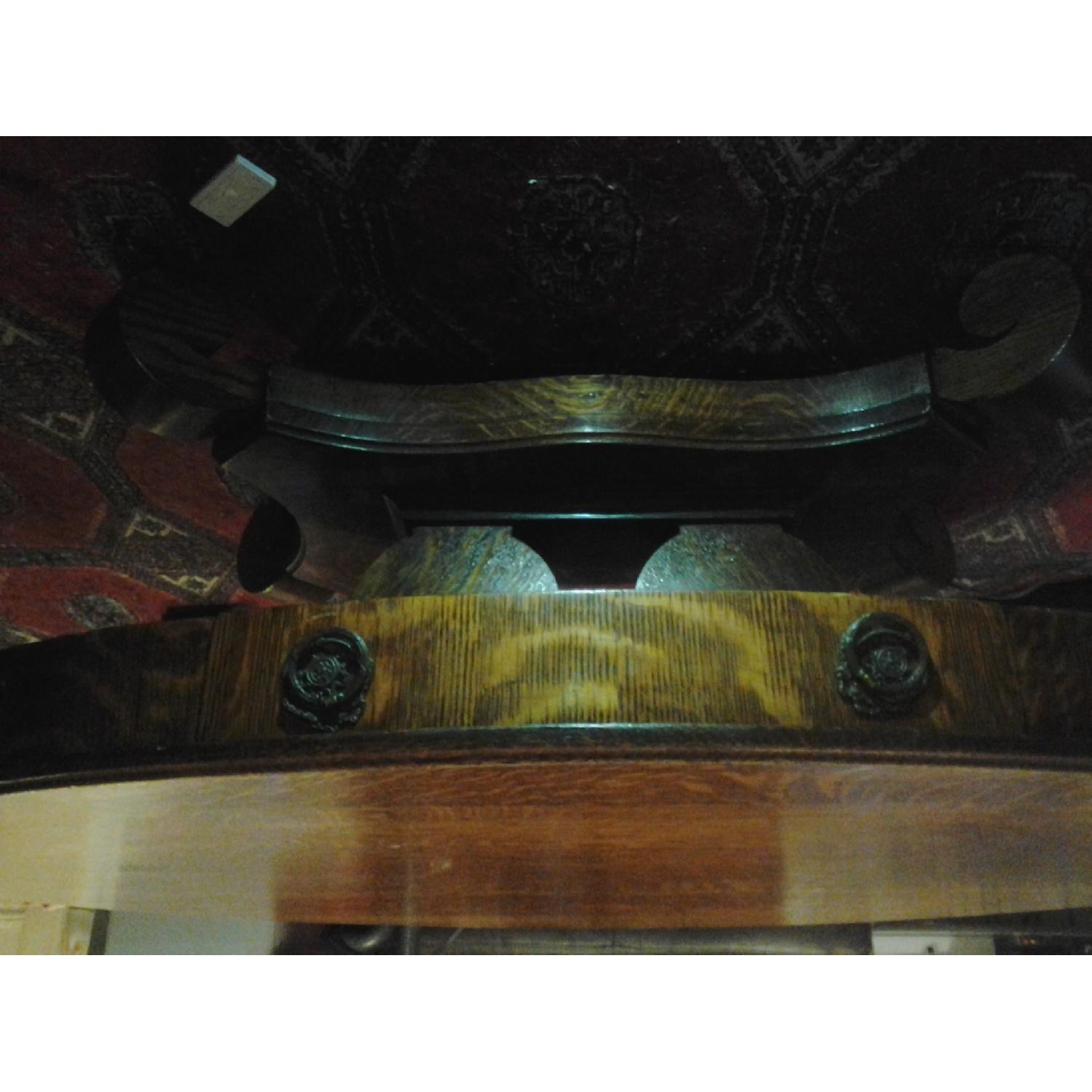 Antique Oak Quarter Sawn Coffee Table - image-2