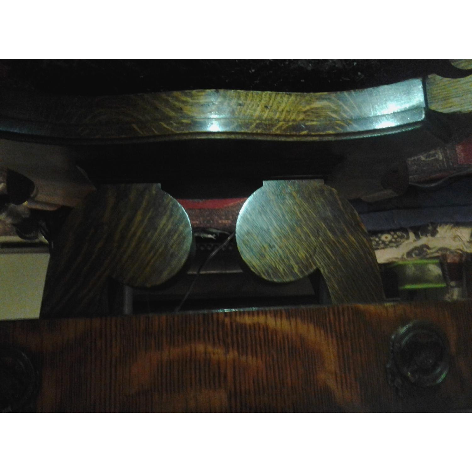 Antique Oak Quarter Sawn Coffee Table - image-3