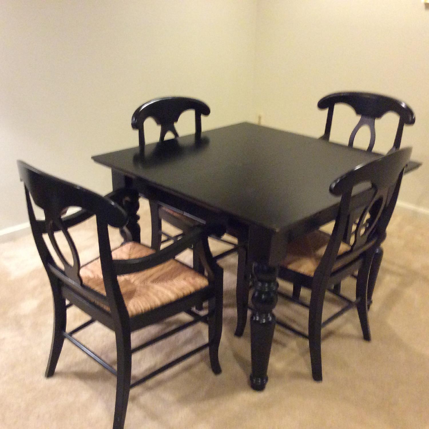 Pottery Barn Extendable Dining Table w/ 4 Napoleon Chairs - image-1