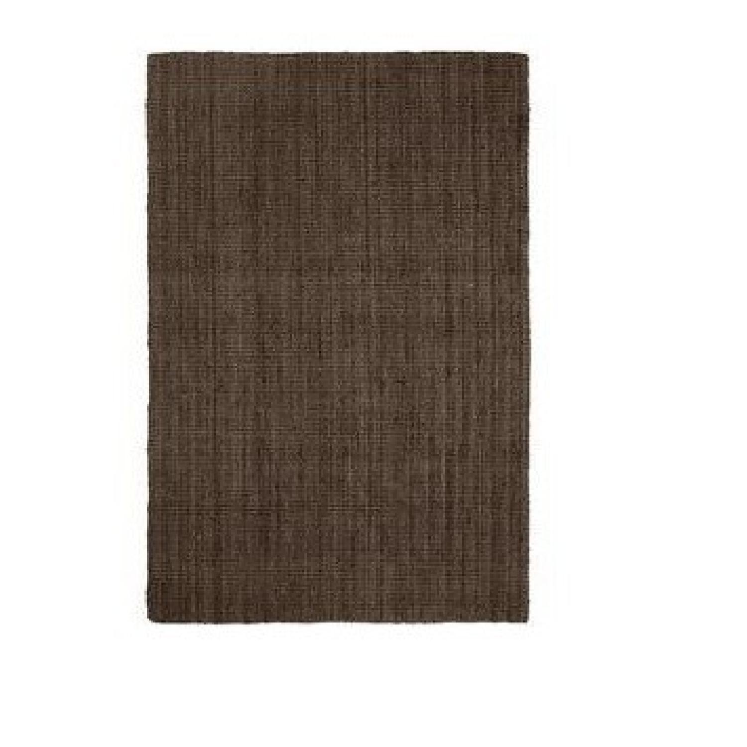Pier 1 Popcorn Jute Area Rug in Chocolate Color AptDeco