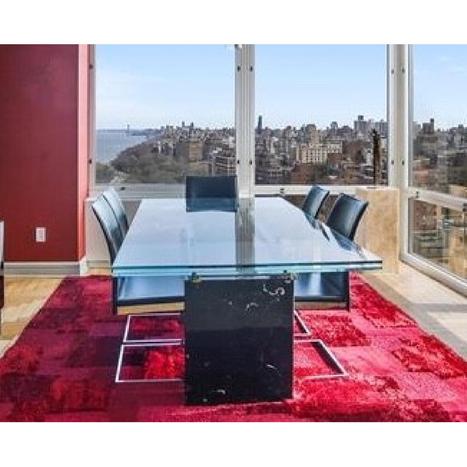 Cattelan Italia Zeta Glass Extendable Dining Table AptDeco