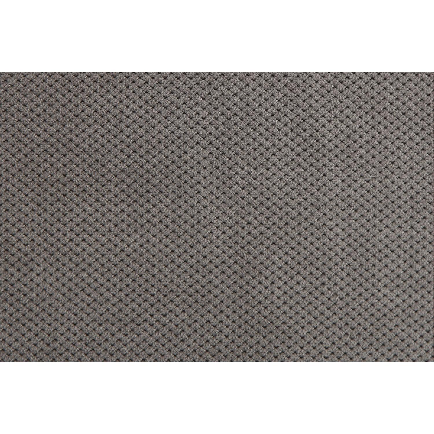 Charcoal Waffle Suede 3-Piece Sectional Sofa - image-3