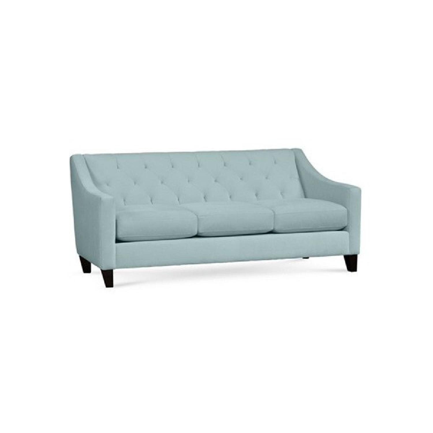 Macy's Chloe Sofa in Seafoam - AptDeco