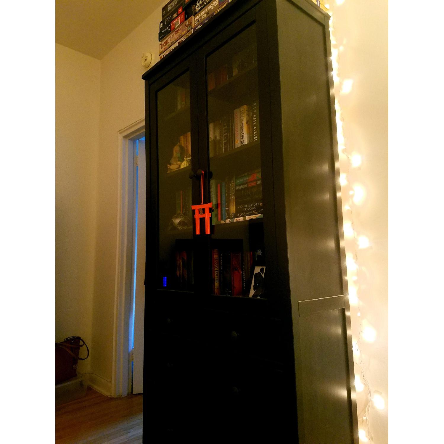 Ikea Hemnes Glass Door Cabinet w/ Drawers - image-3