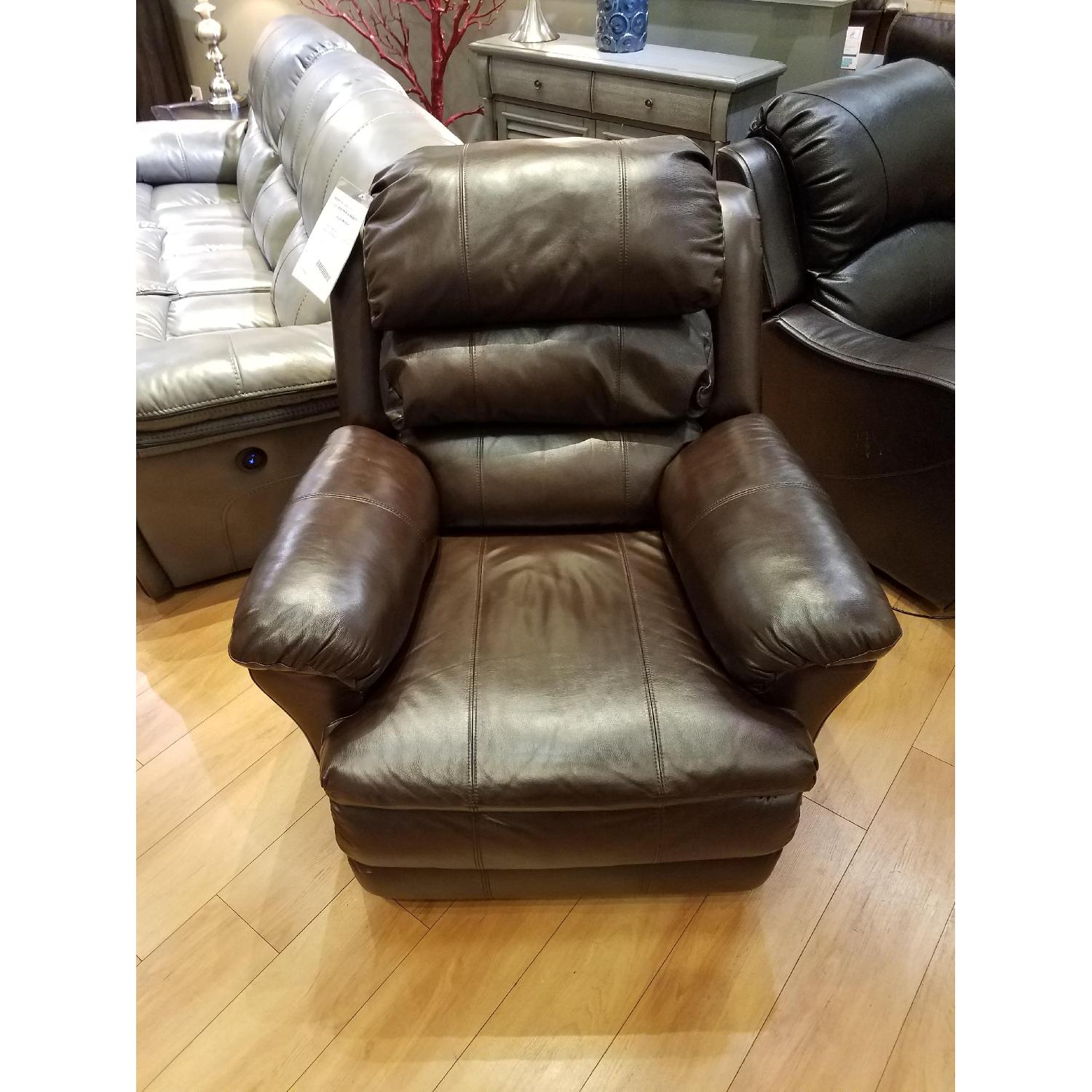 Bob's Stratus Leather Power Recliner - image-2