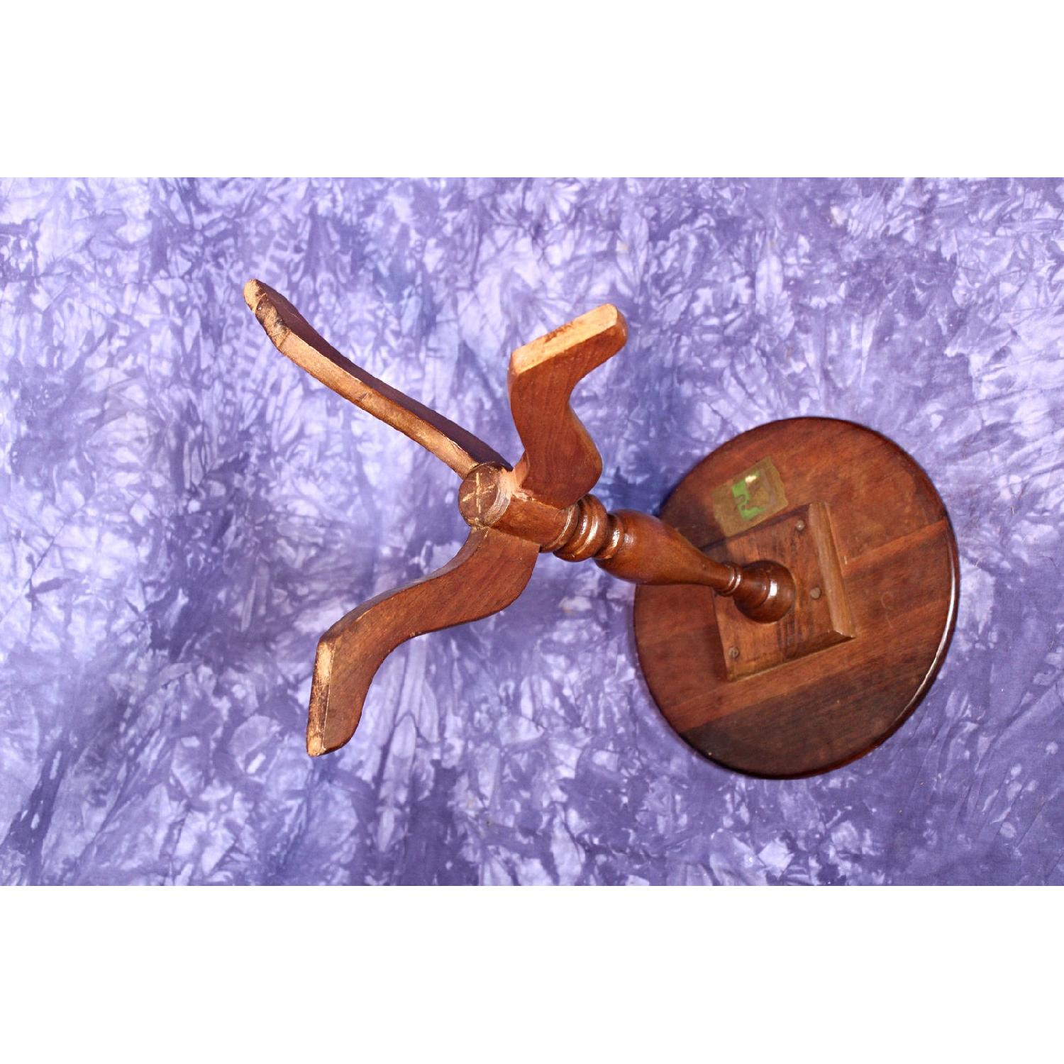 Willett Antique Walnut Lamp Side Table - image-7