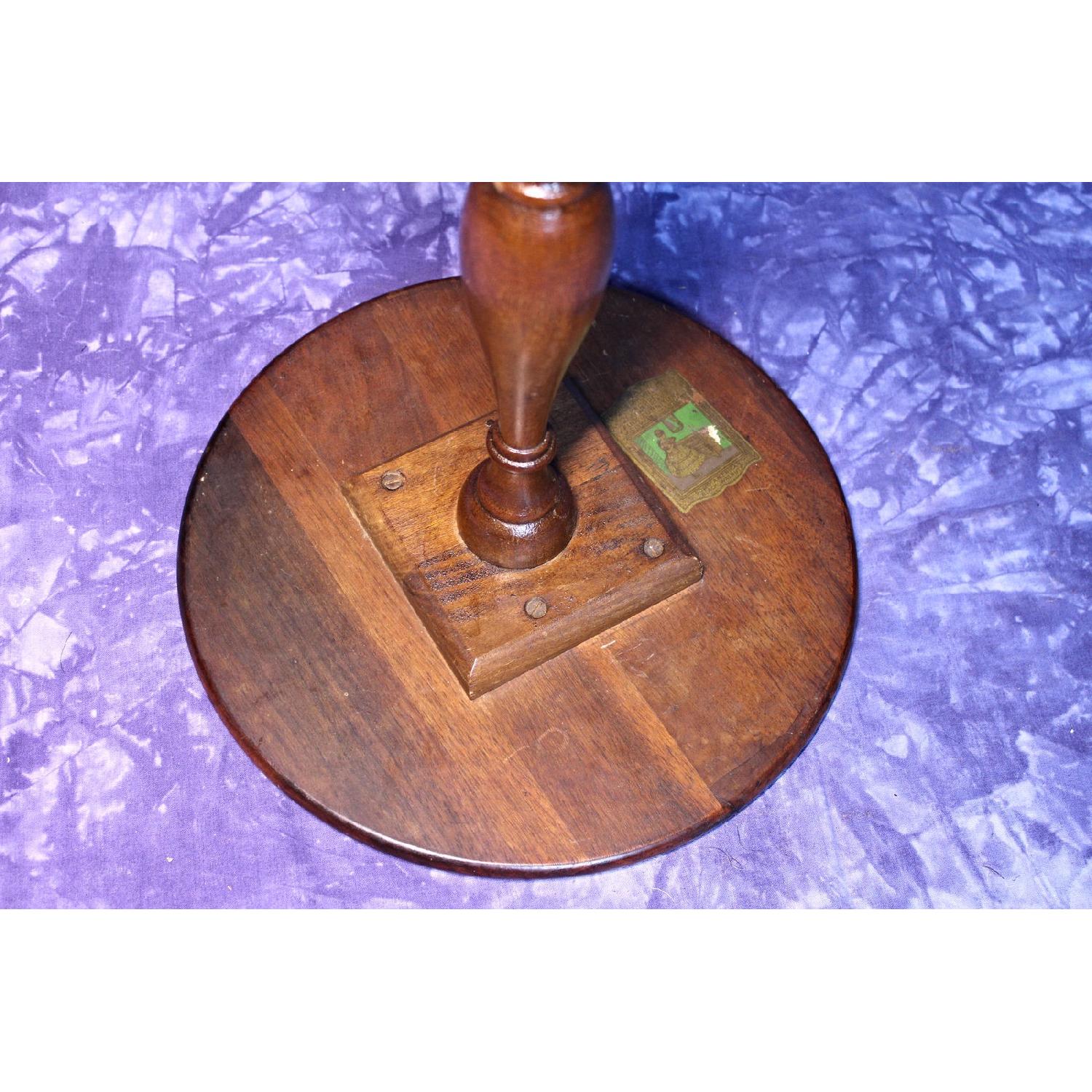 Willett Antique Walnut Lamp Side Table - image-8